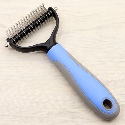 Aber Pet Long-haired Dogknot Comb Double-sided Blade Dog