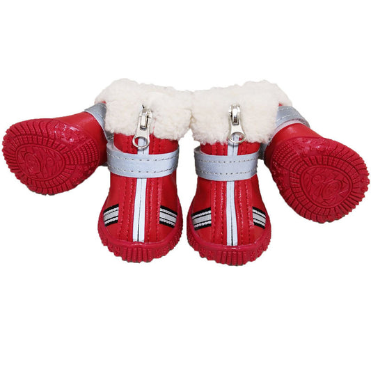 Aber Fashion Pet Dog Thickened Snow Cotton Shoes