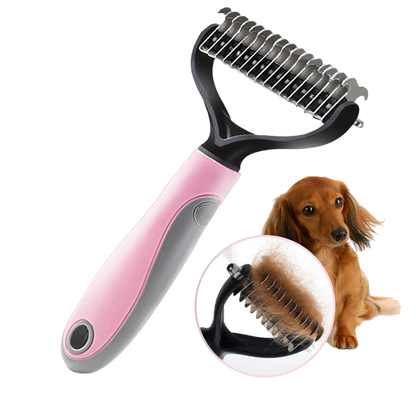 Aber Pet Long-haired Dogknot Comb Double-sided Blade Dog