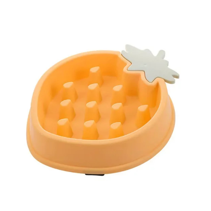 Aber Cute Strawberry Slow Feeder Bowl